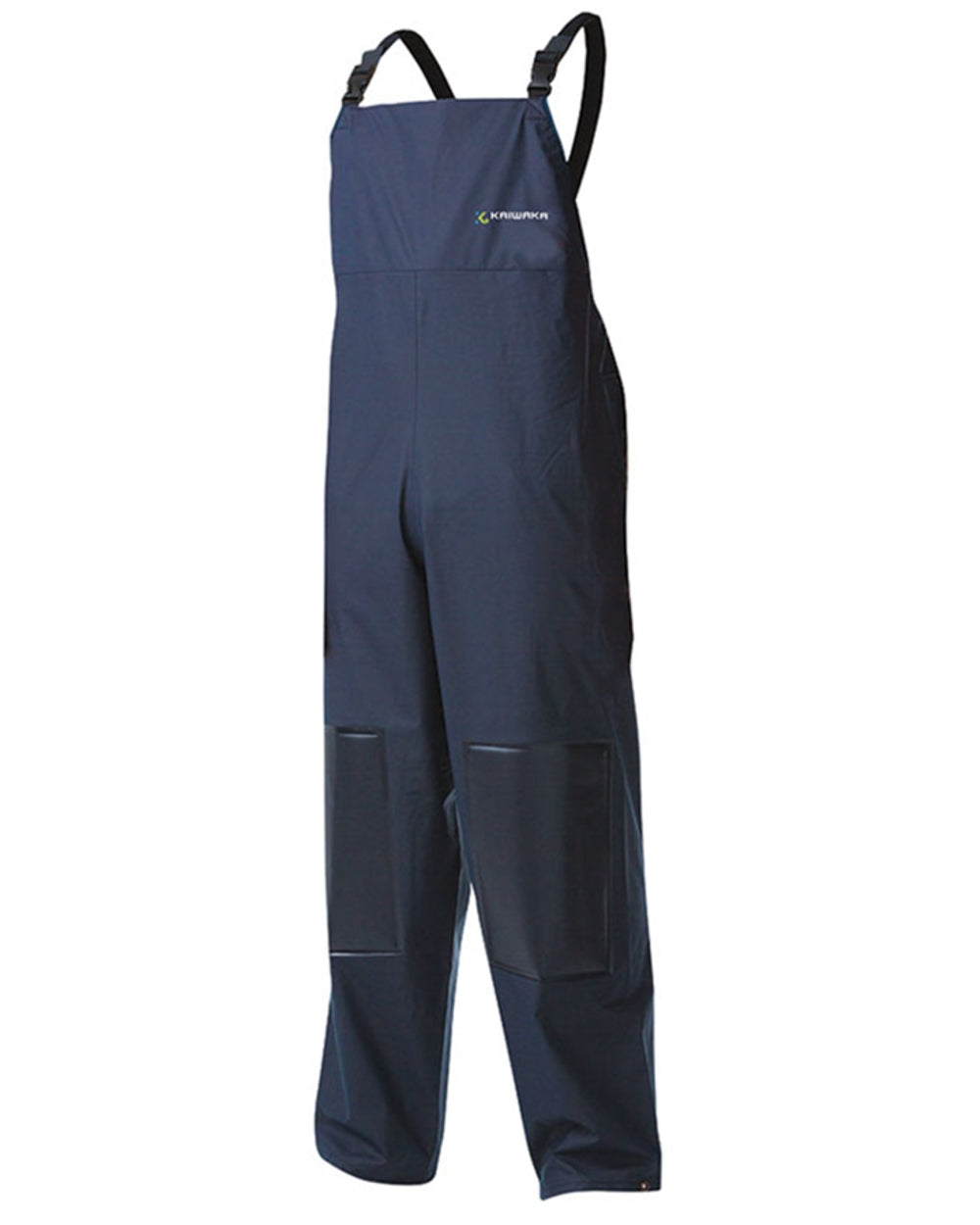 Navy coloured Kaiwaka Mens AgTex Bib Overtrousers on white background