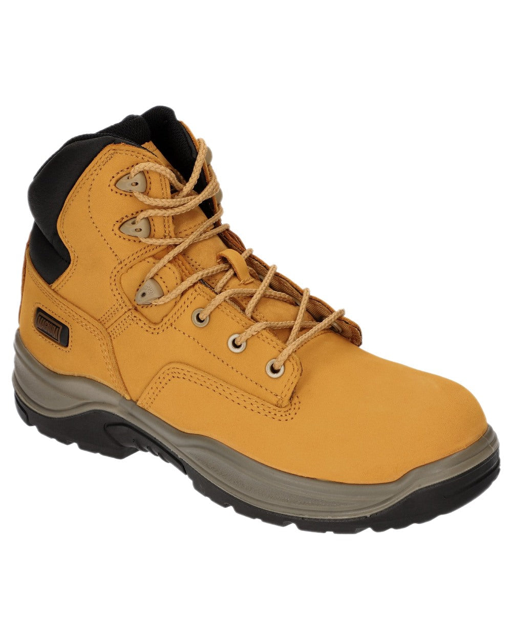 Honey Coloured Magnum Mens Precision Sitemaster CT CP Uniform Safety Boots on white background
