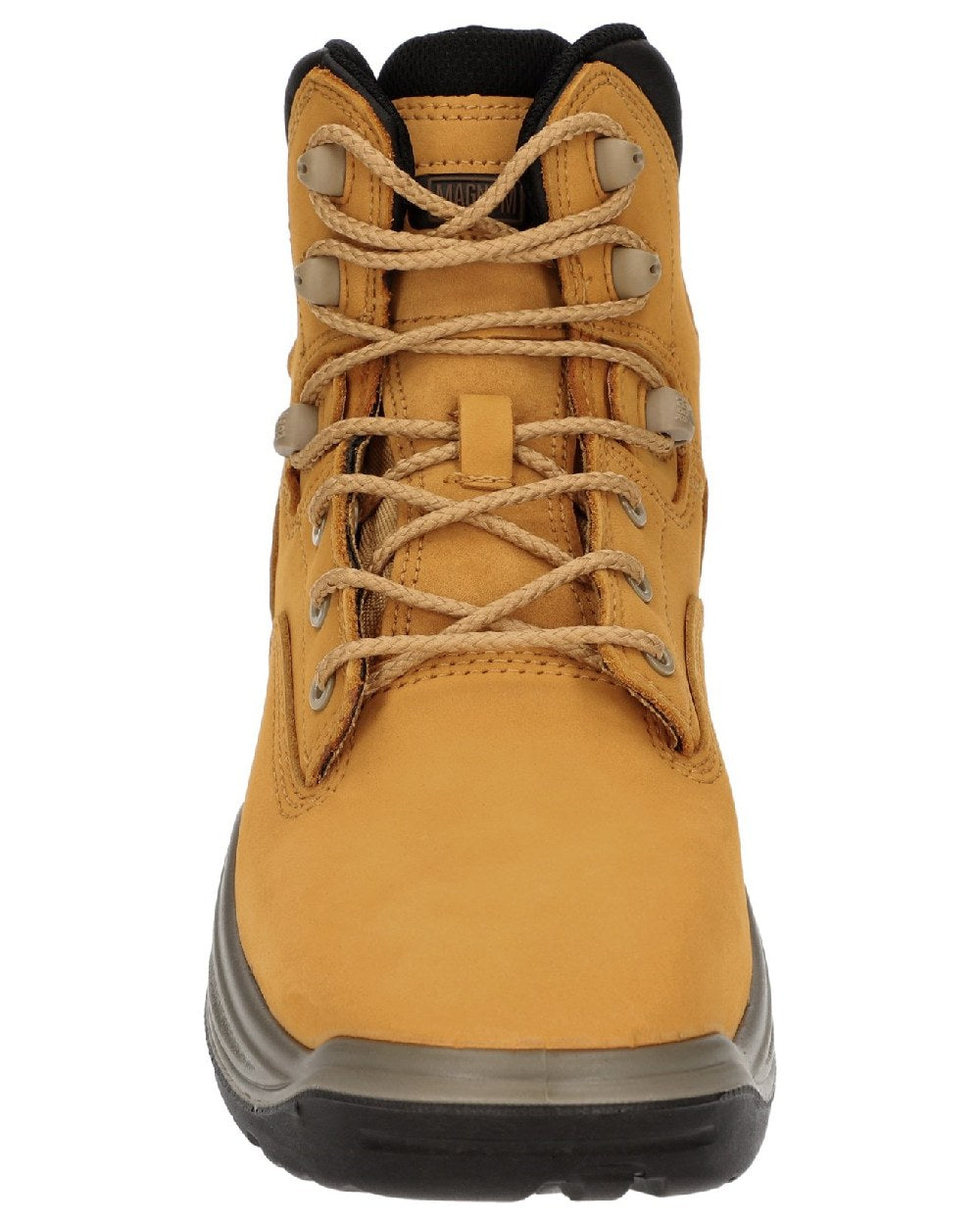 Honey Coloured Magnum Mens Precision Sitemaster CT CP Uniform Safety Boots on white background