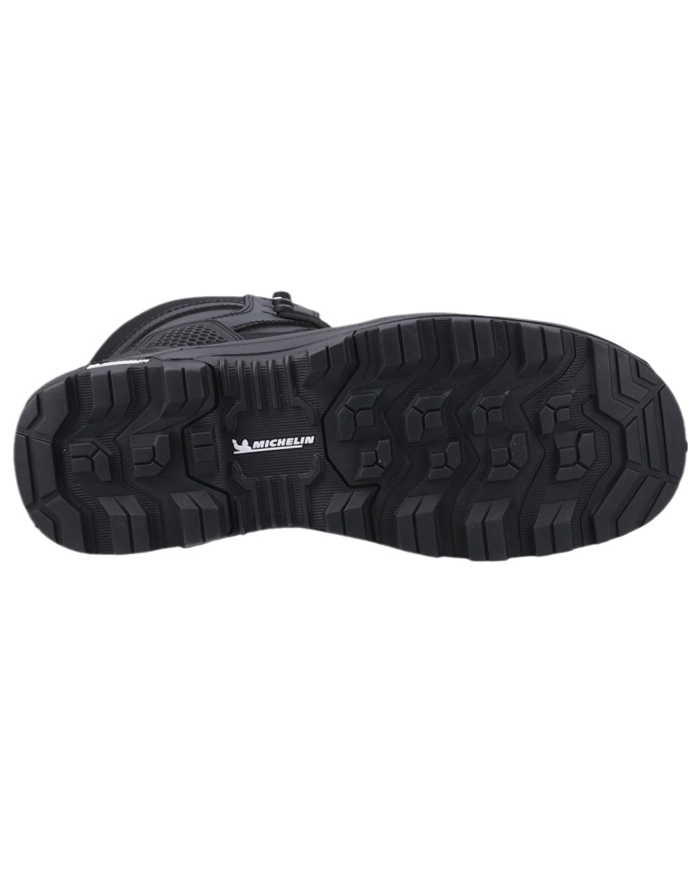 Black Coloured Magnum Mens Storm Force 8.0 Waterproof Safety Boots on white background