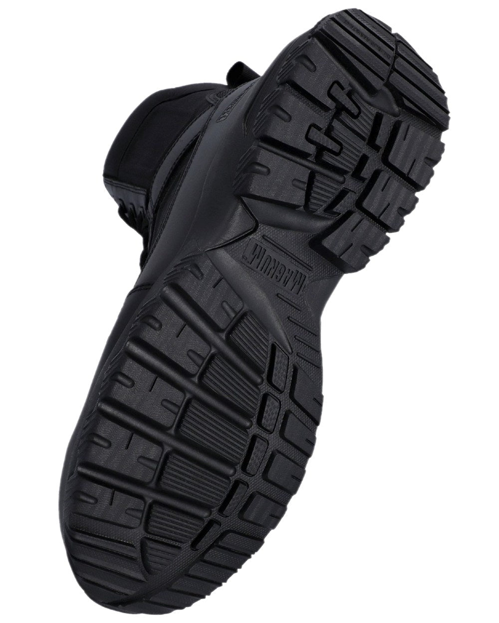 Black Coloured Magnum Mens Vanguard 8.0 CT CP SZ Safety Boots on white background