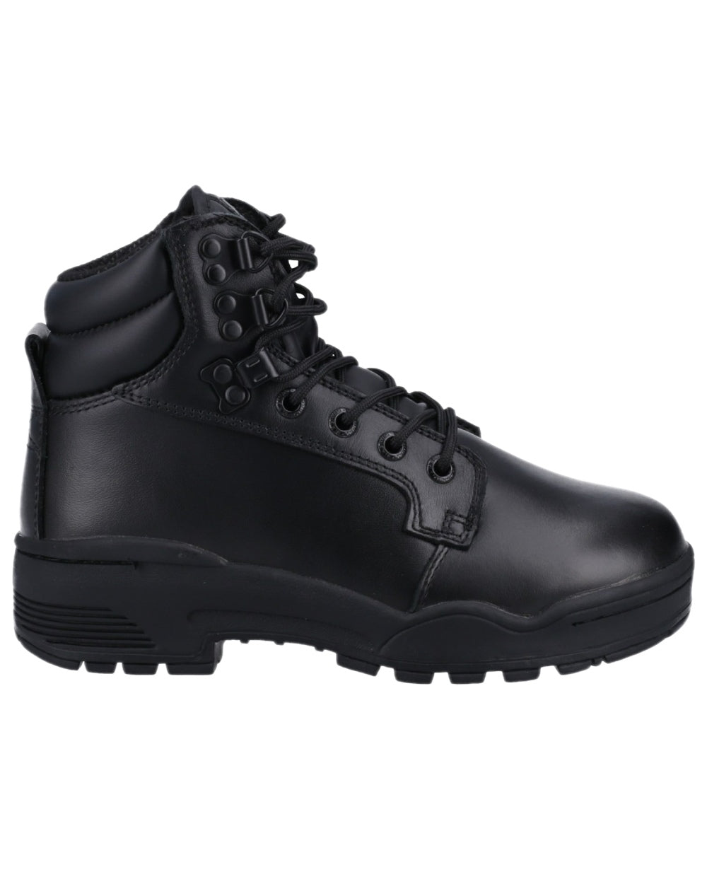 Black Coloured Magnum Patrol CEN Uniform Boots on white background