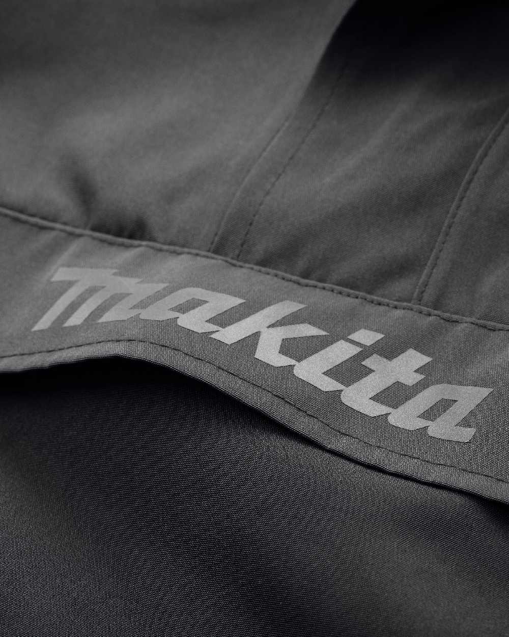 Grey Coloured Makita Mens Aero Jacket on white background