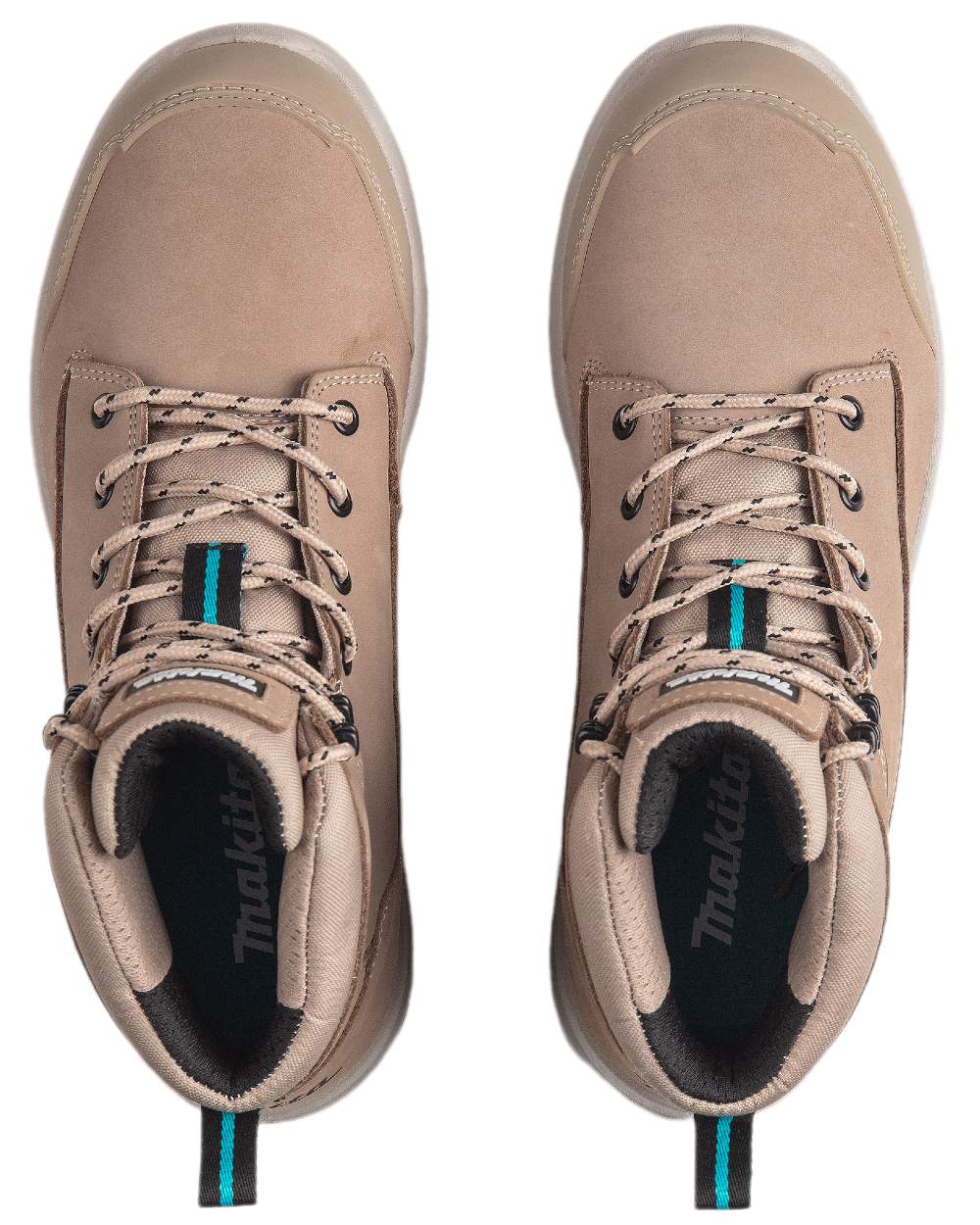 Stone Coloured Makita Mens Anjo Safety Boots on white background