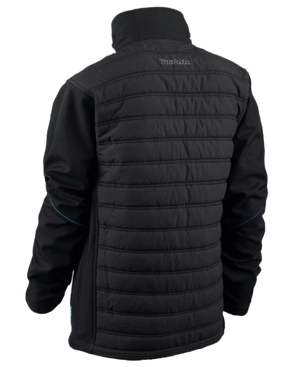 Black Coloured Makita Mens Shield Jacket on white background