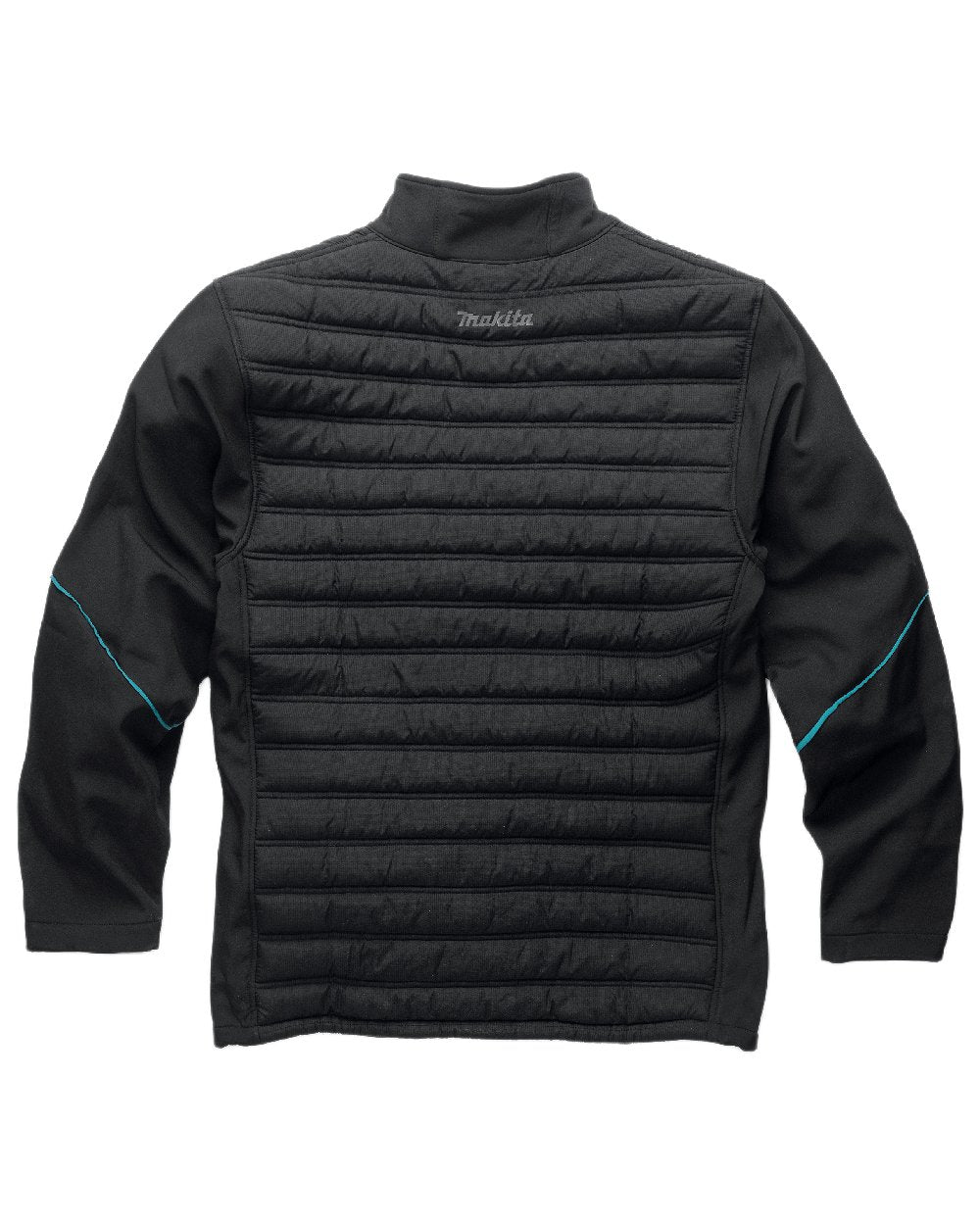 Black Coloured Makita Mens Shield Jacket on white background