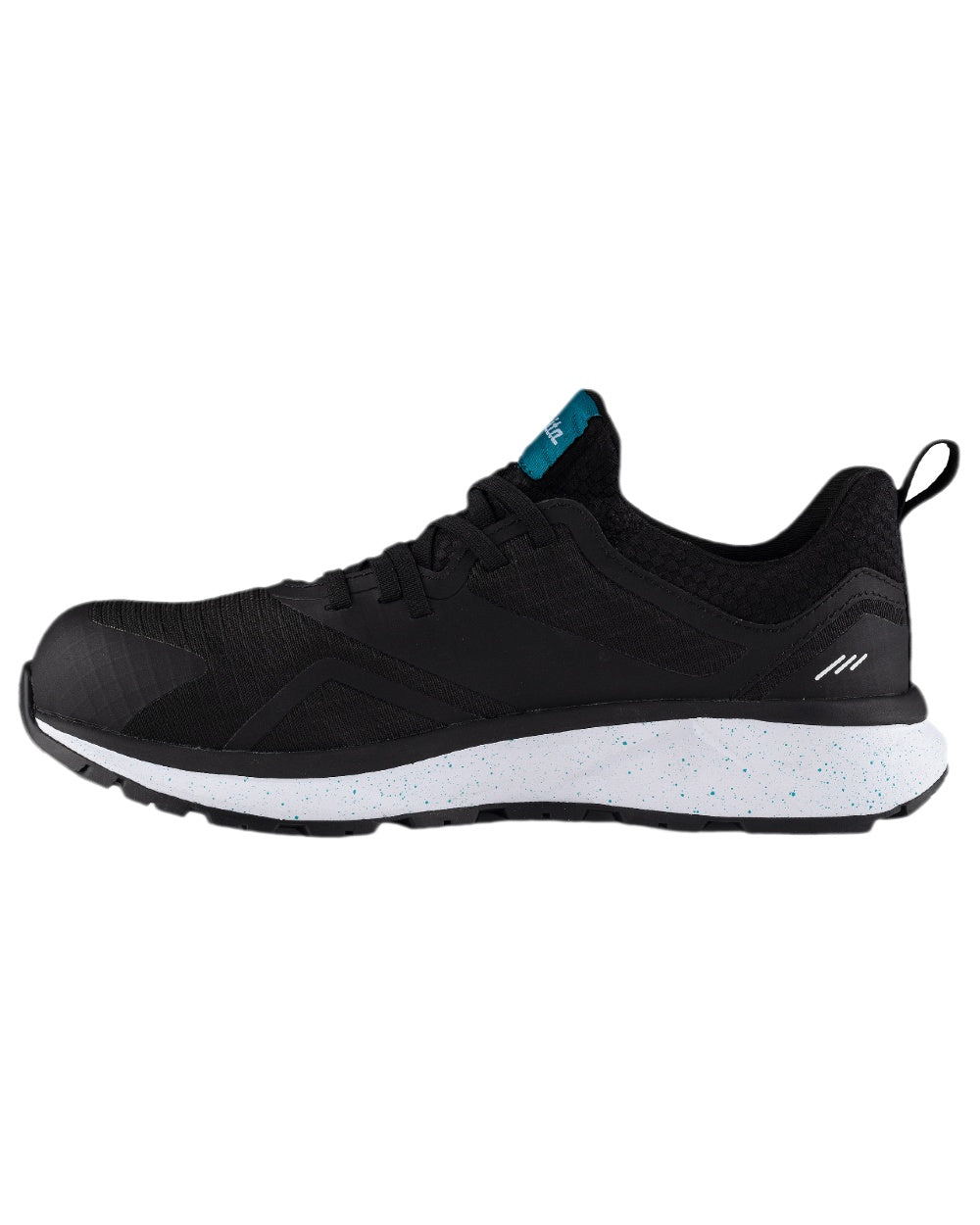Black Coloured Makita Womens Kobe Safety Trainers on white background