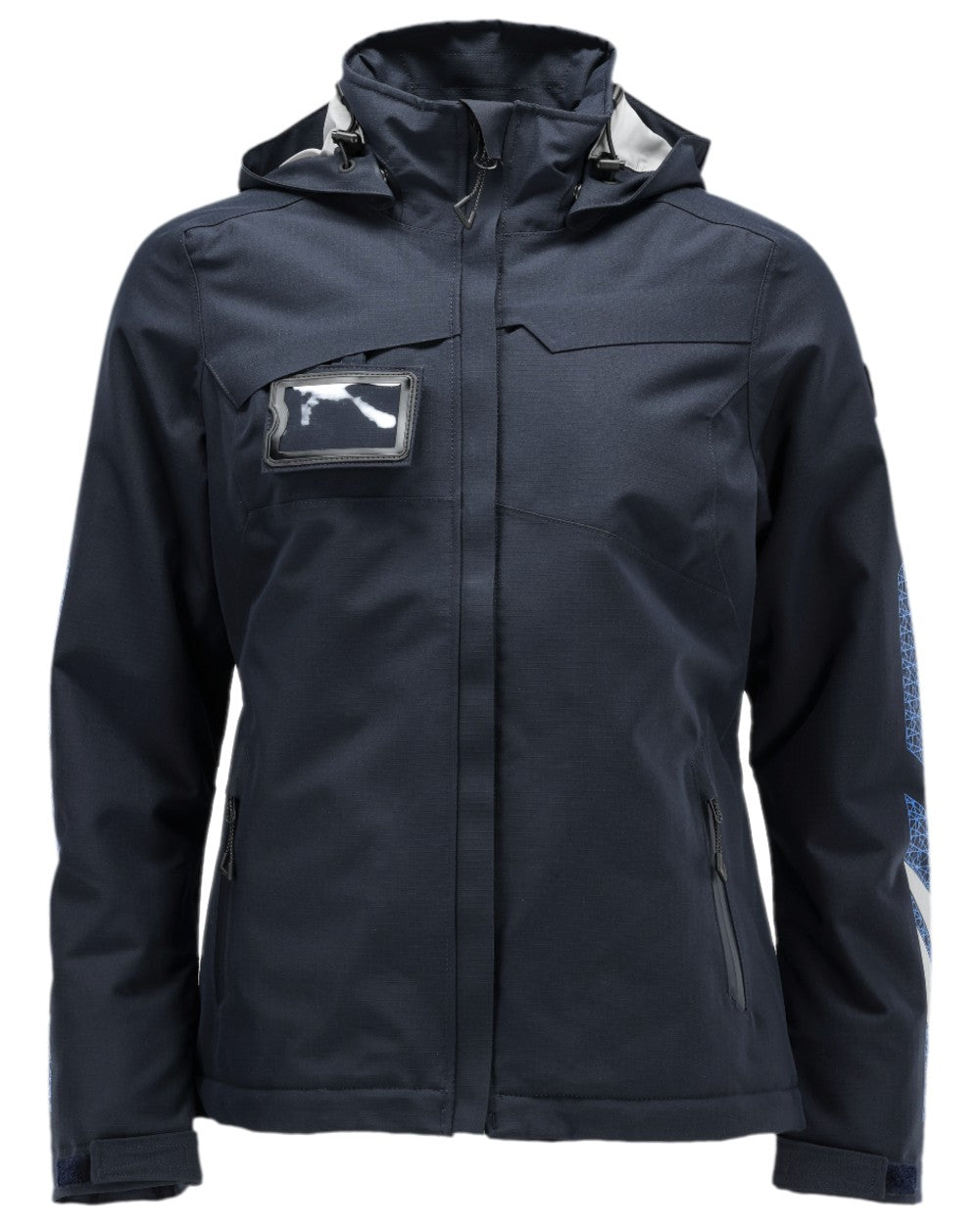 Dark Navy Coloured Mascot Womens Accelerate Winter Jacket on white background