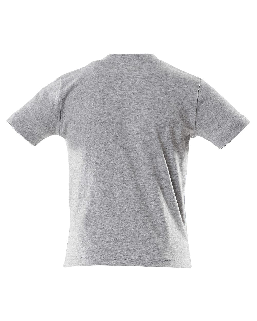 Grey Flecked Coloured Mascot Workwear Childrens Accelerate T-Shirt on white background