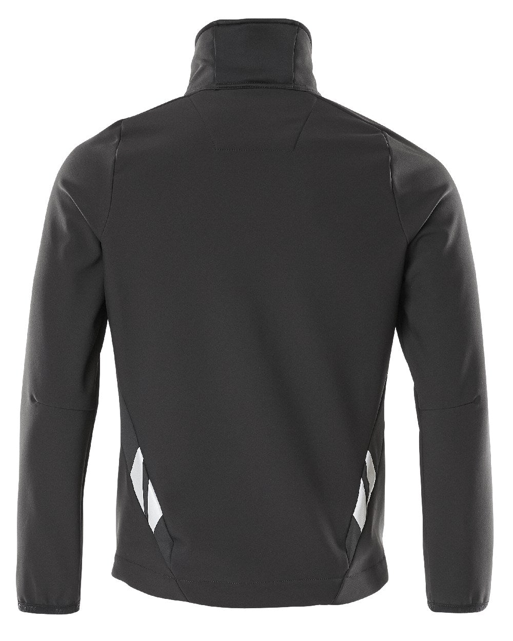 Black Coloured Mascot Workwear Mens Accelerate Breathable Softshell Jacket on white background