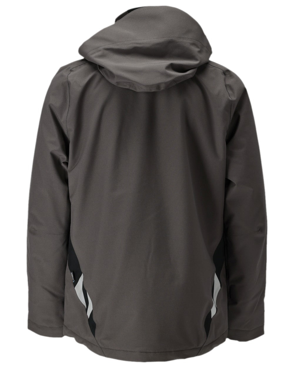 Dark Anthracite Black Coloured Mascot Workwear Mens Accelerate Breathable Winter Jacket on white background