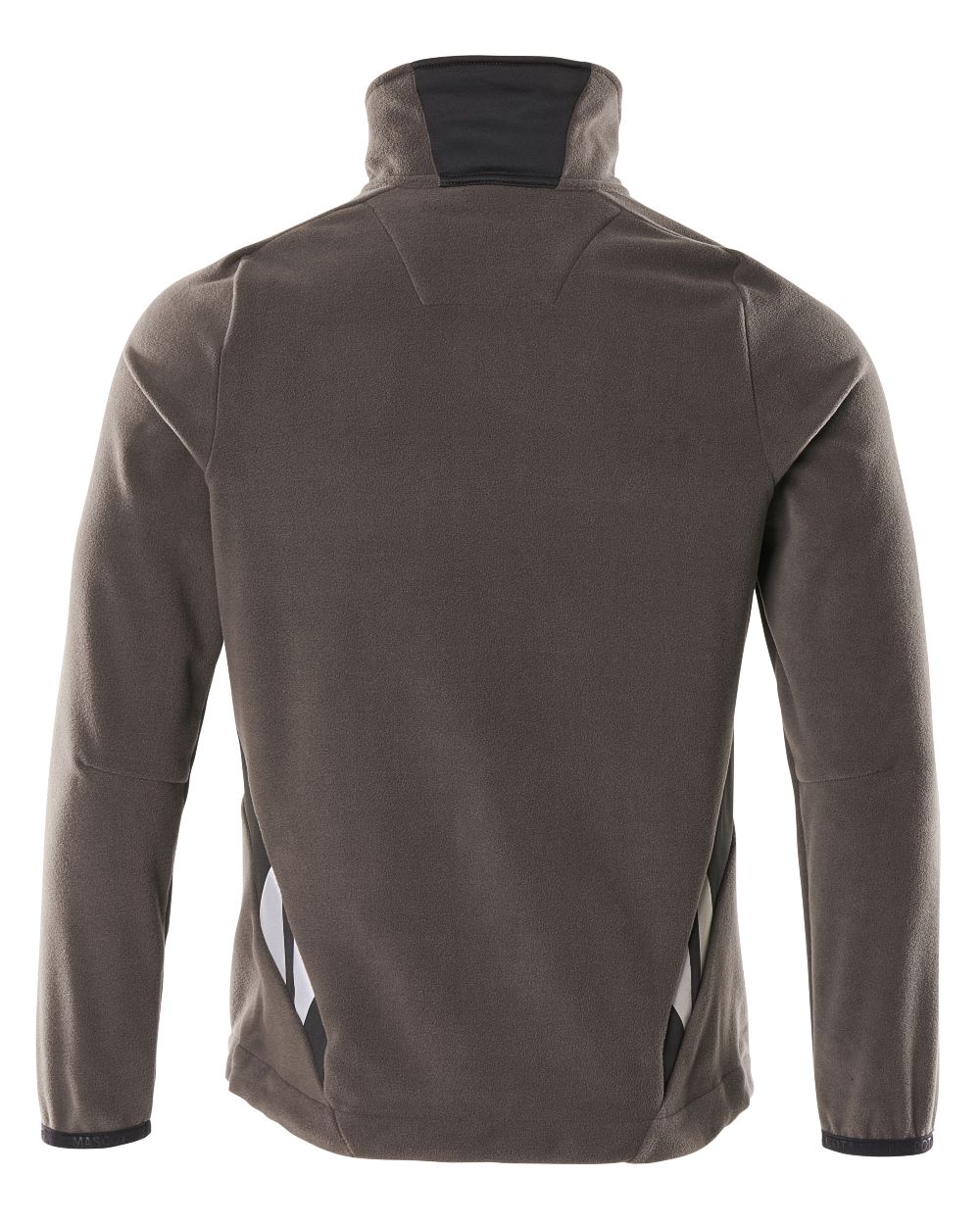 Dark Anthracite Black Coloured Mascot Workwear Mens Accelerate Fleece Jacket on white background