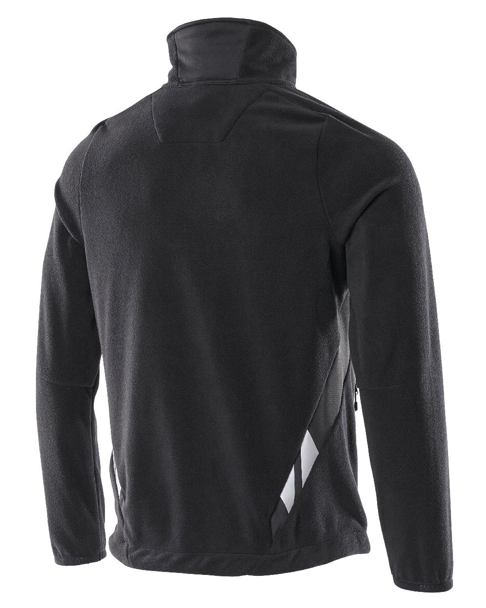 Dark Navy Coloured Mascot Workwear Mens Accelerate Fleece Jacket on white background