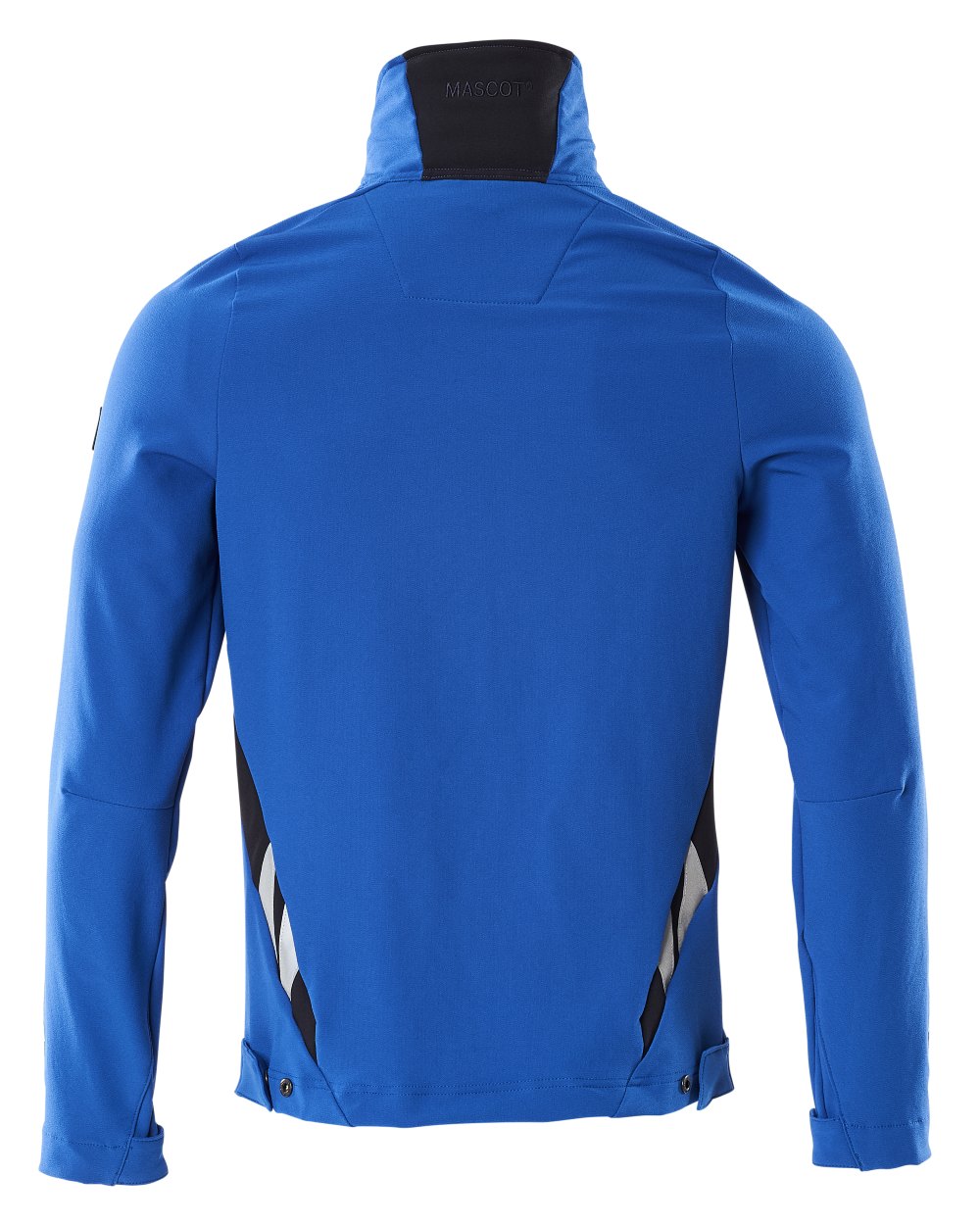 Azure Blue Dark Navy Coloured Mascot Workwear Mens Accelerate Lightweight Jacket on white background
