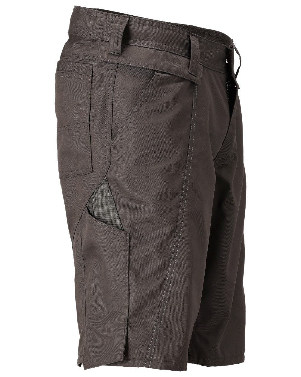 Dark Anthracite Coloured Mascot Workwear Mens Accelerate Lightweight Shorts on white background