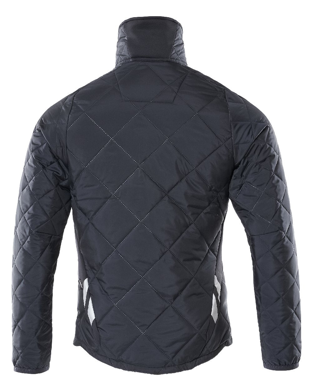 Dark Navy Flecked Coloured Mascot Workwear Mens Accelerate Lightweight Thermal Jacket on white background