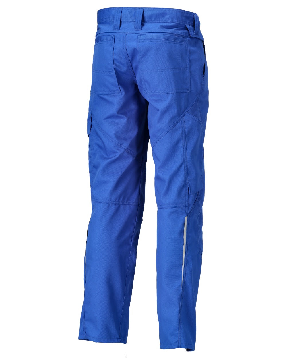 Azure Blue Coloured Mascot Workwear Mens Accelerate Lightweight Trousers With Kneepad Pockets on white background