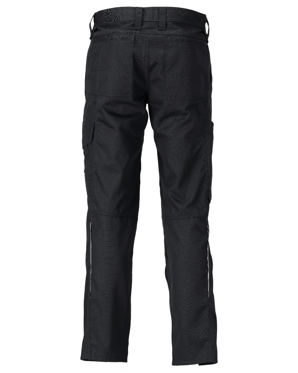 Black Coloured Mascot Workwear Mens Accelerate Lightweight Trousers With Kneepad Pockets on white background