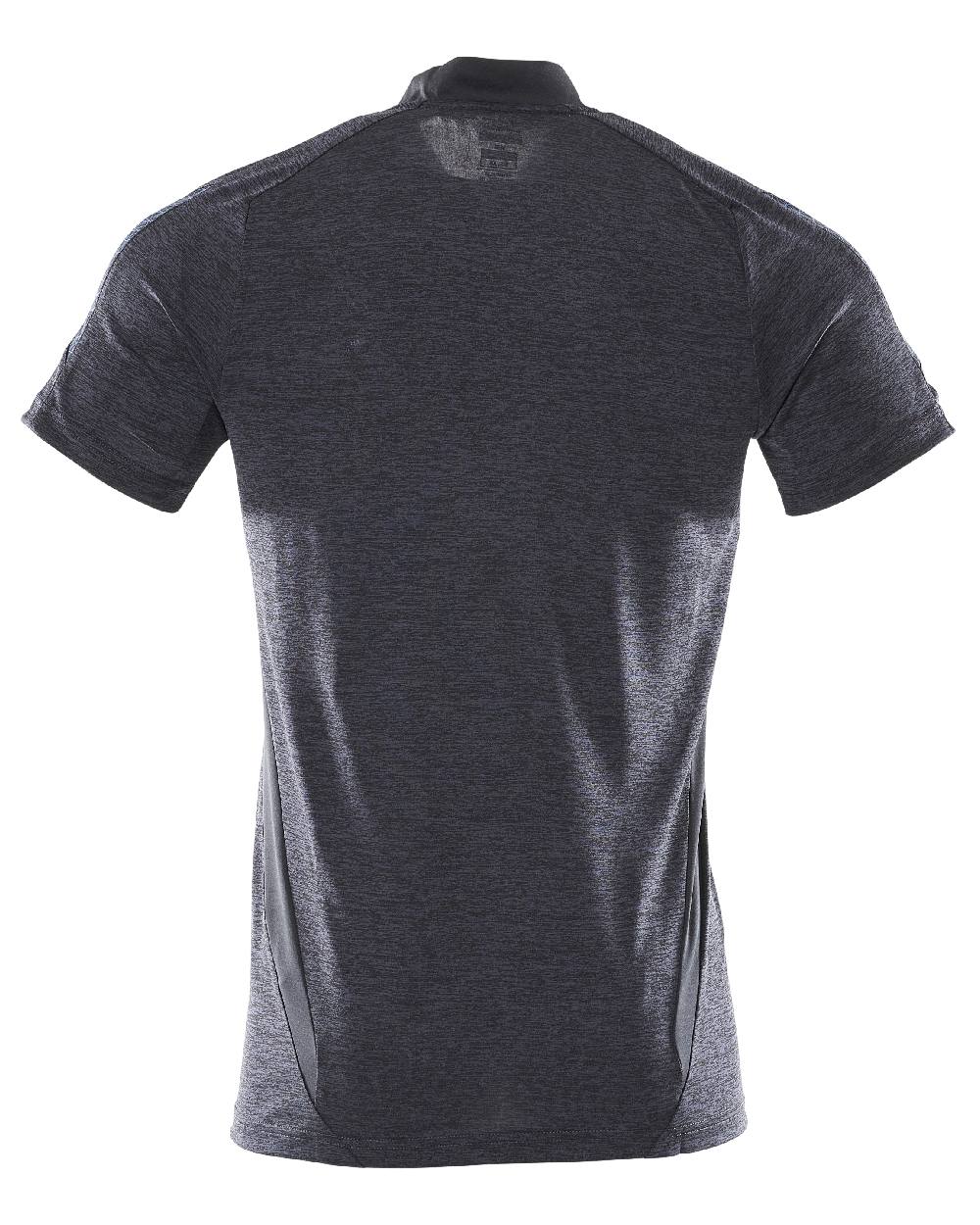 Dark Navy Coloured Mascot Workwear Mens Accelerate Polo Shirt on white background