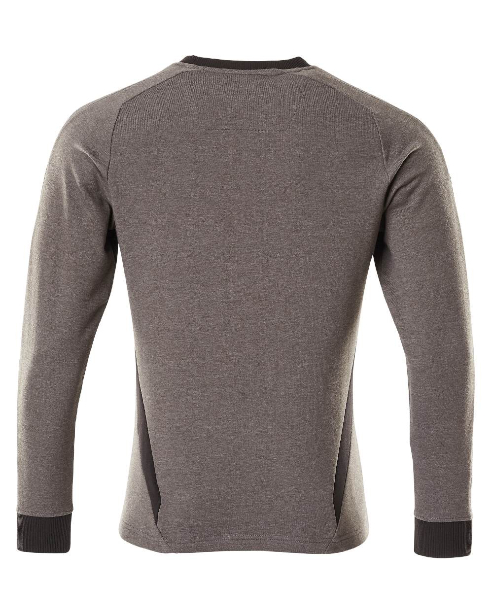 Dark Anthracite Black Coloured Mascot Workwear Mens Accelerate Sweatshirt on white background