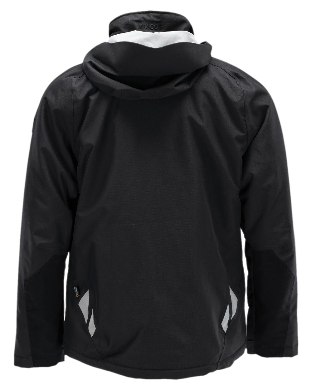 Black Coloured Mascot Workwear Mens Accelerate Winter Jacket on white background