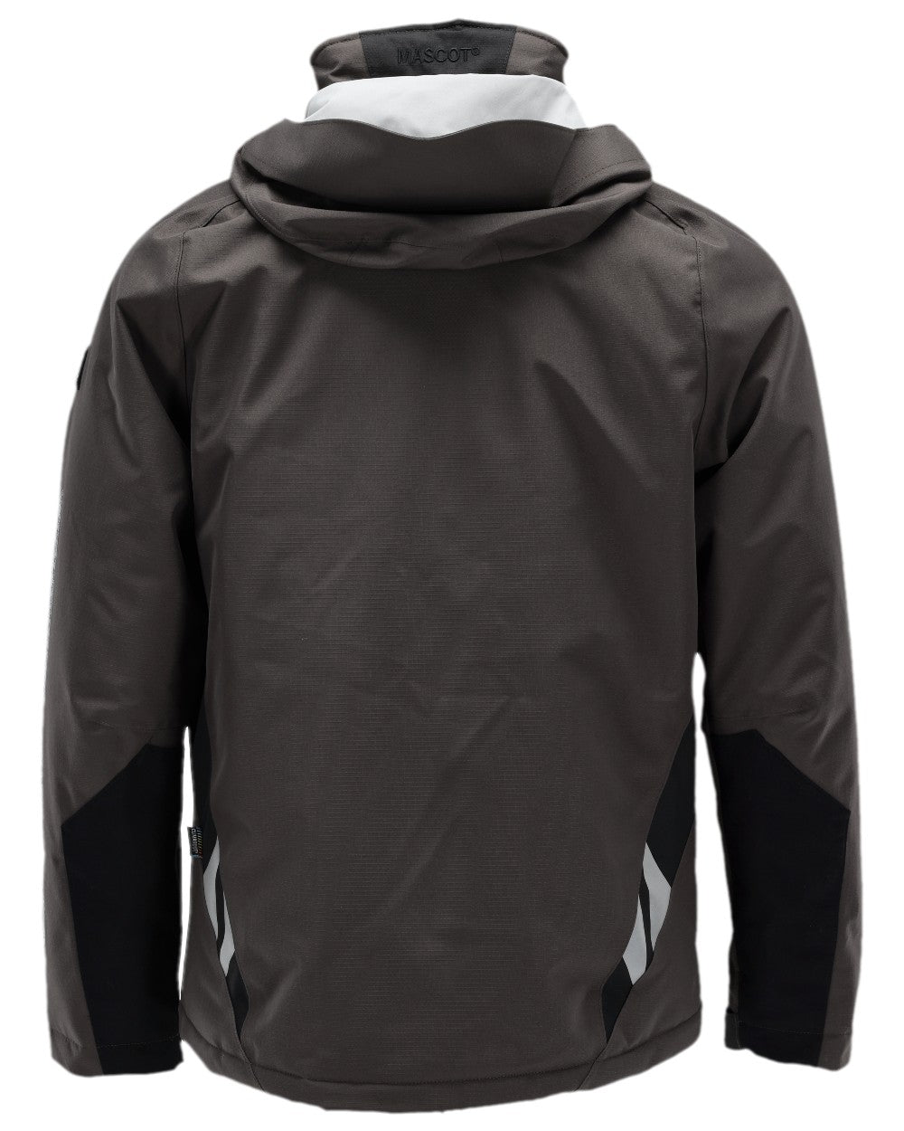 Dark Anthracite Black Coloured Mascot Workwear Mens Accelerate Winter Jacket on white background