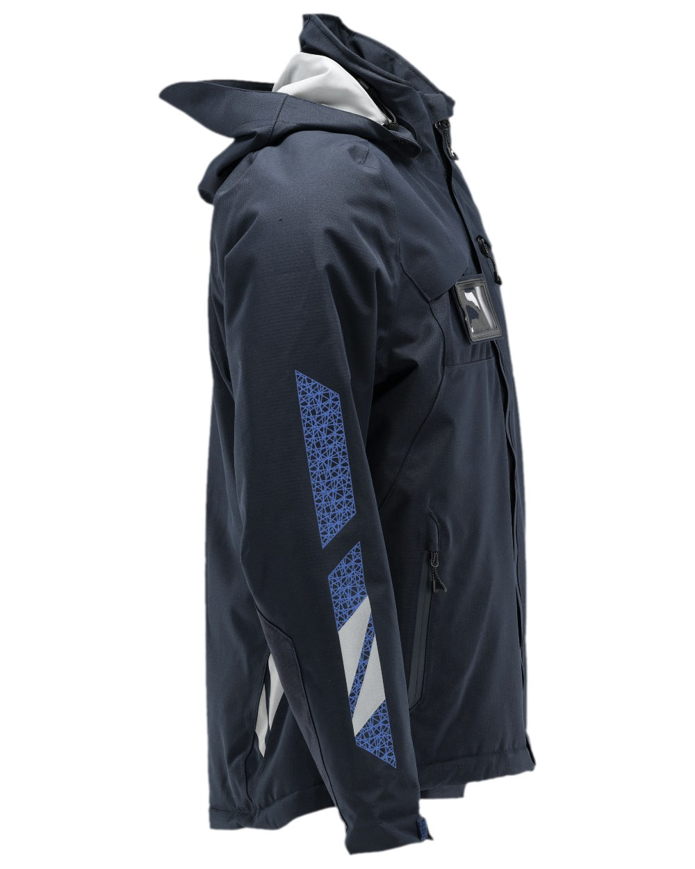 Dark Navy Coloured Mascot Workwear Mens Accelerate Winter Jacket on white background