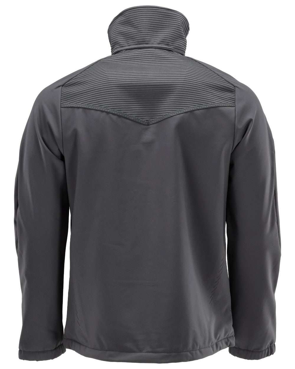 Stone Grey Coloured Mascot Workwear Mens Customized Breathable Softshell Jacket on white background