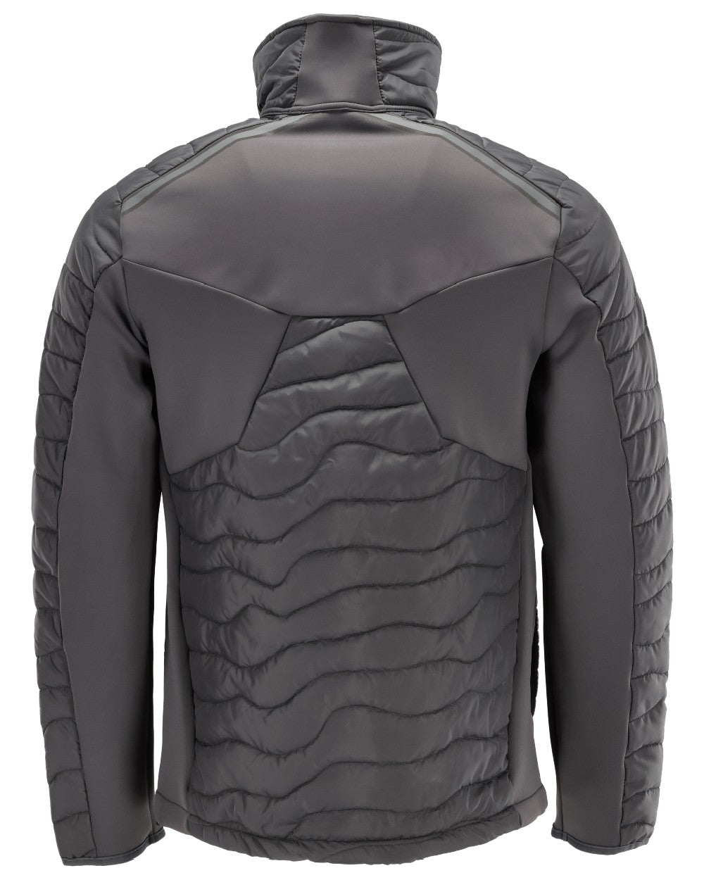 Stone Grey Coloured Mascot Workwear Mens Customized Breathable Thermal Jacket on white background