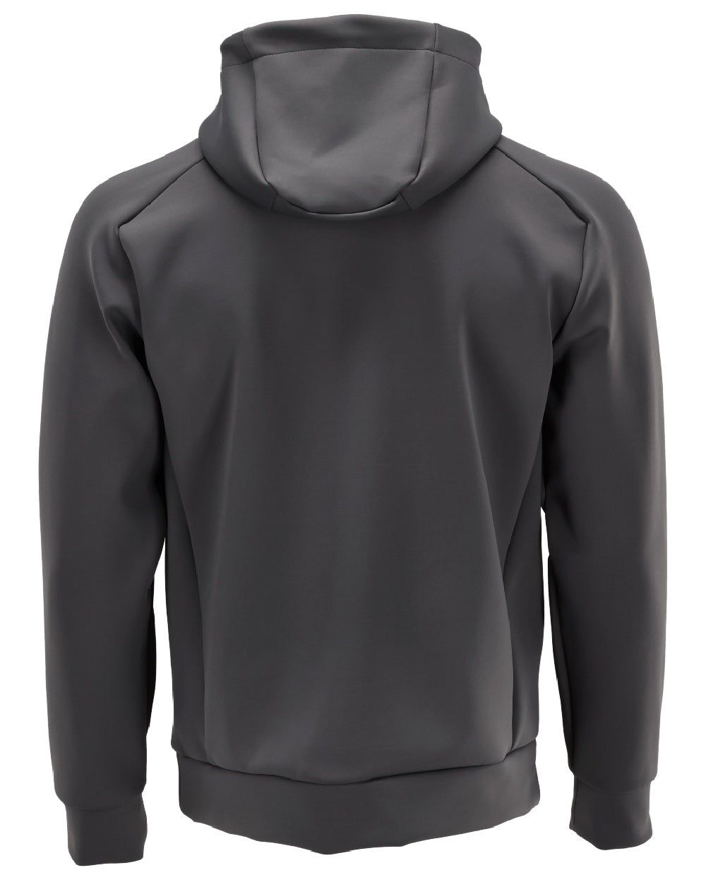 Stone Grey Coloured Mascot Workwear Mens Customized Fleece Hoodie on white background
