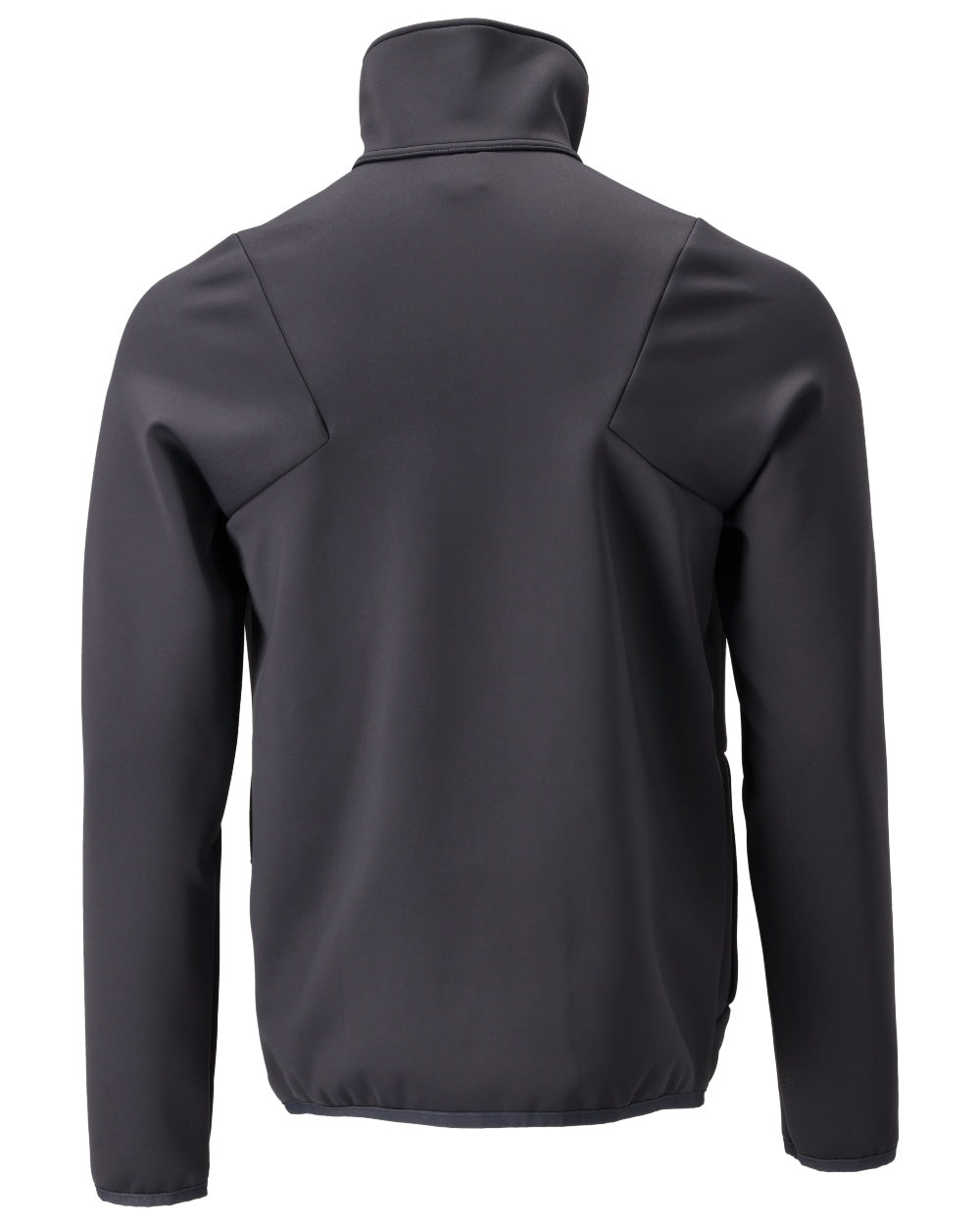 Dark Navy Coloured Mascot Workwear Mens Customized Full Zip Fleece Jumper on white background