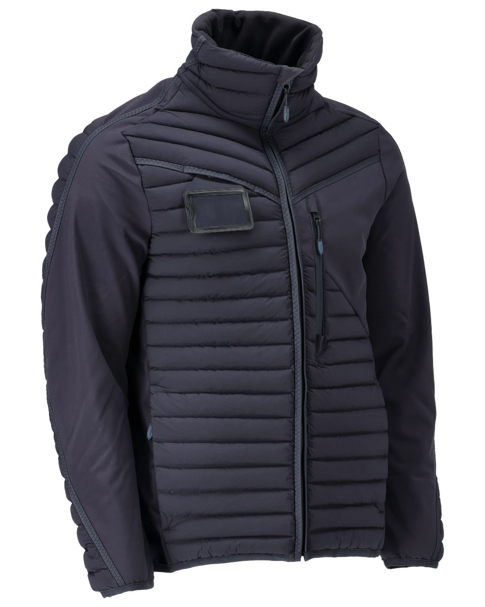 Dark Navy Coloured Mascot Workwear Mens Customized Lightweight Breathable Jacket on white background