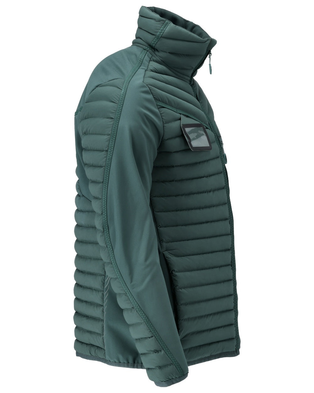 Forest Green Coloured Mascot Workwear Mens Customized Lightweight Breathable Jacket on white background