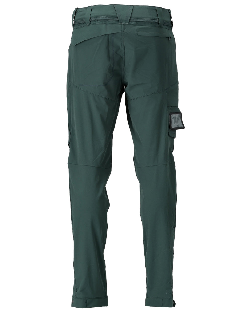Forest Green Coloured Mascot Workwear Mens Customized Lightweight Functional Trousers on white background
