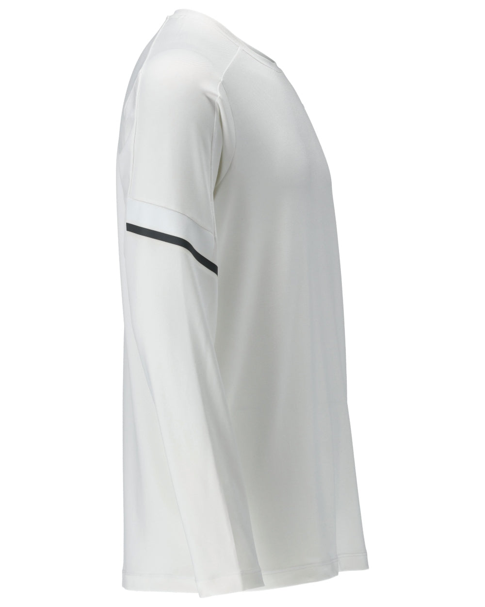 White Coloured Mascot Workwear Mens Customized Long Sleeve T-Shirt on white background