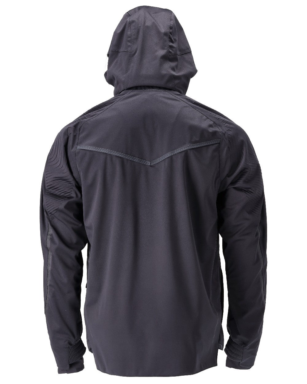 Dark Navy Coloured Mascot Workwear Mens Customized Outer Shell Jacket on white background