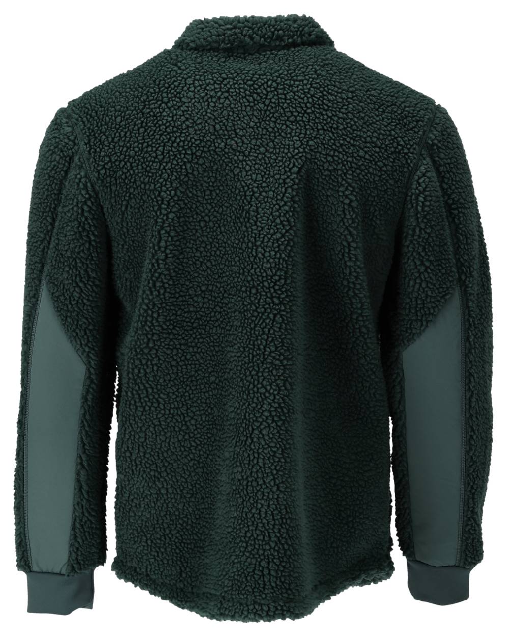 Forest Green Coloured Mascot Workwear Mens Customized Pile Shirt on white background