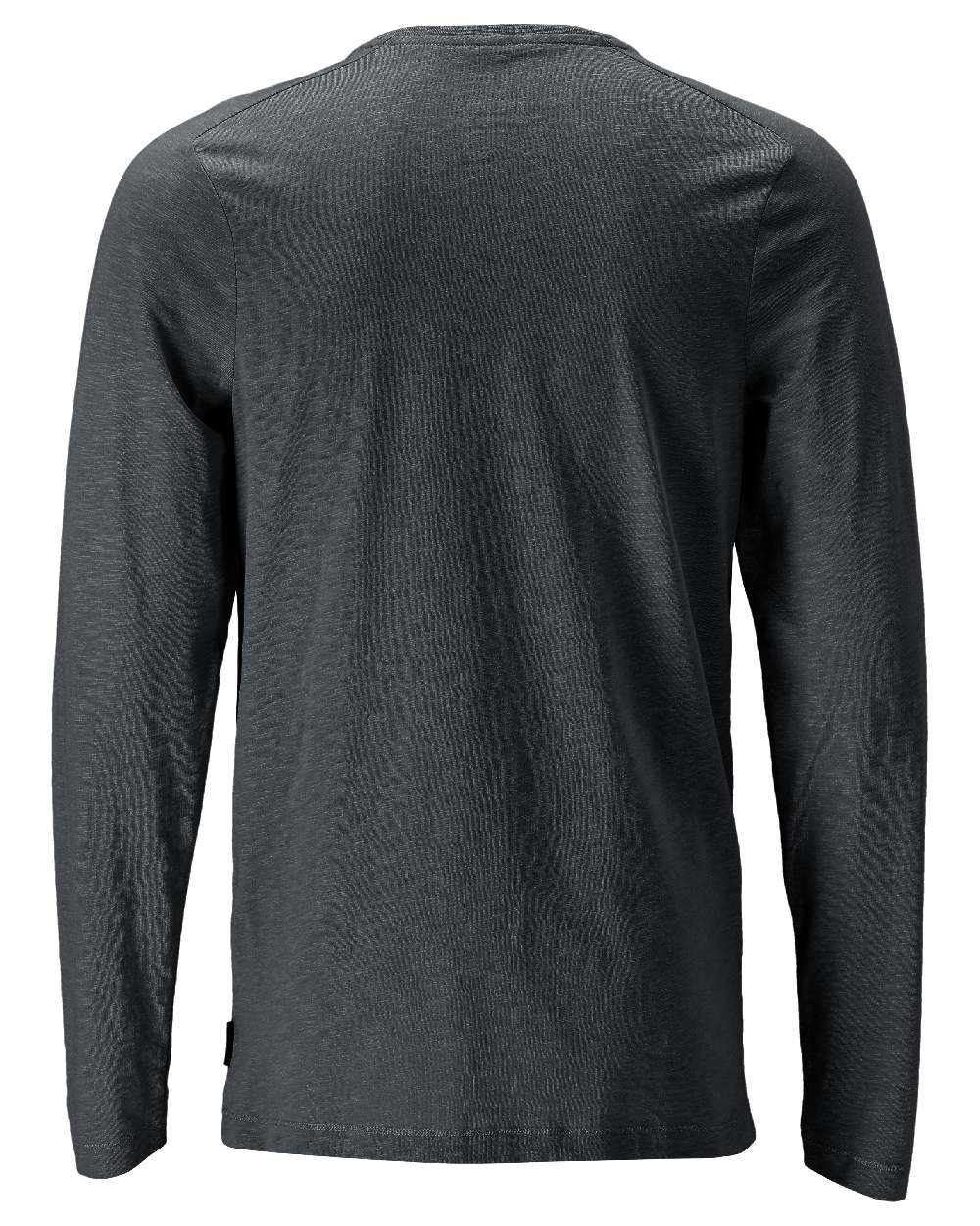 Stone Grey Coloured Mascot Workwear Mens Customized Premium Long Sleeved T-Shirt on white background