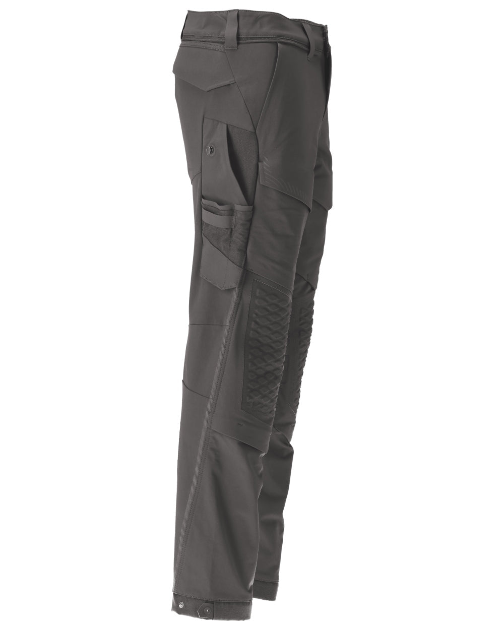 Stone Grey Coloured Mascot Workwear Mens Customized Water Repellent Trousers on white background