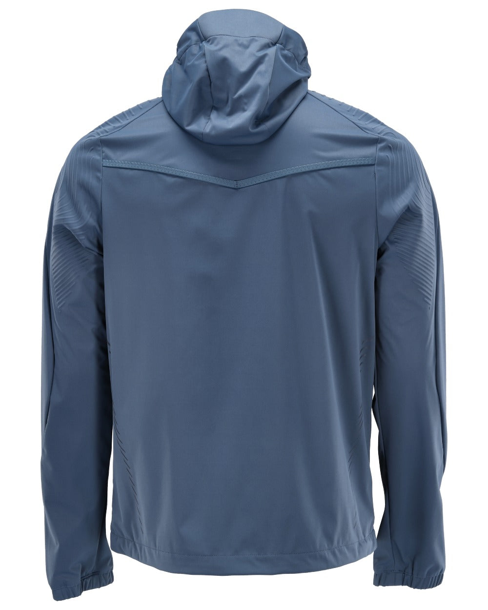 Stone Blue Coloured Mascot Workwear Mens Customized Windproof Jacket on white background