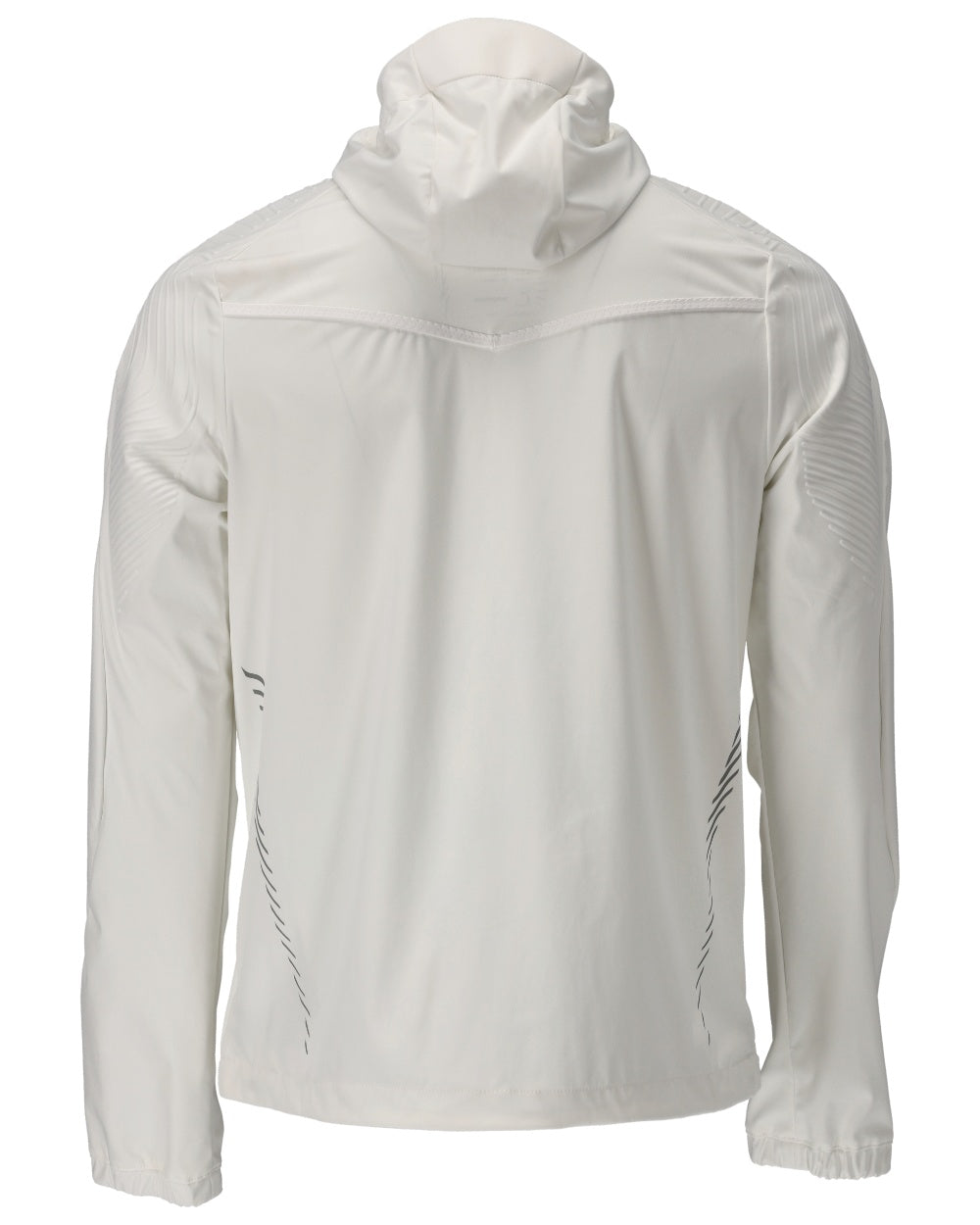 White Coloured Mascot Workwear Mens Customized Windproof Jacket on white background
