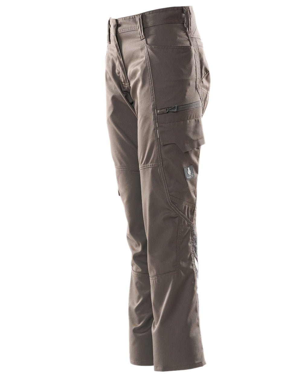 Dark Anthracite Coloured Mascot Workwear Womens Accelerate Extra Lightweight Trousers on white background