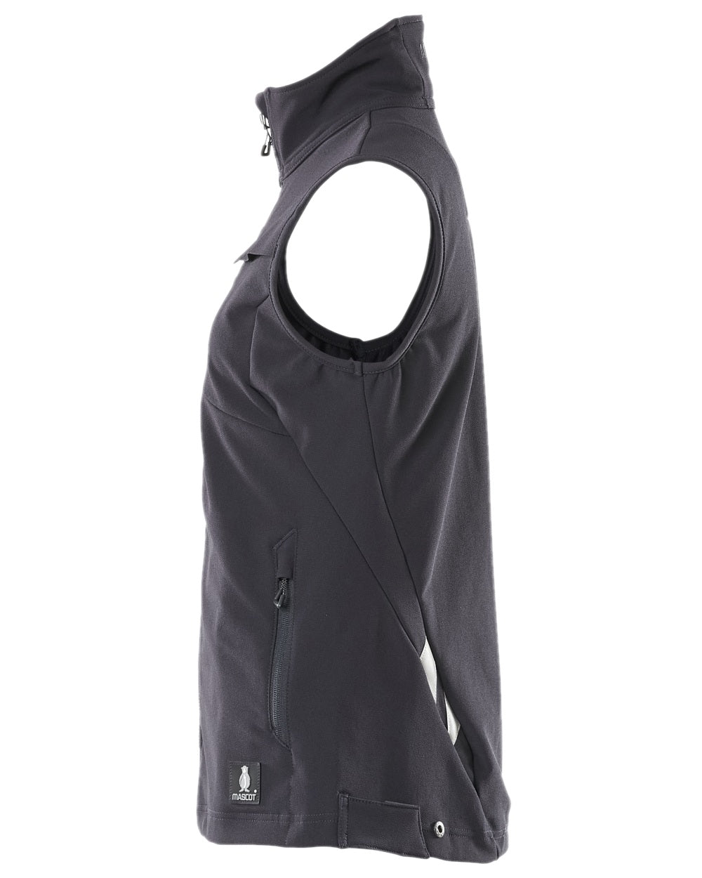 Dark Navy Coloured Mascot Workwear Womens Accelerate Gilet on white background