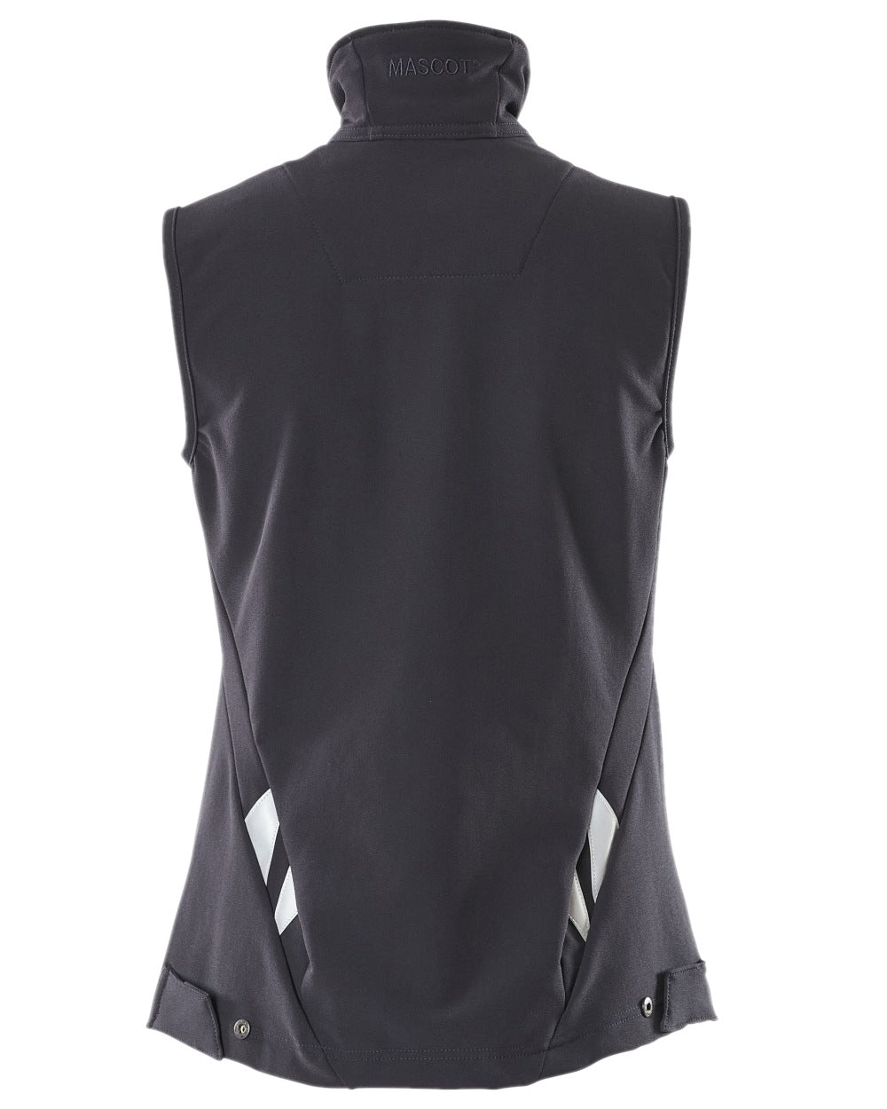 Dark Navy Coloured Mascot Workwear Womens Accelerate Gilet on white background