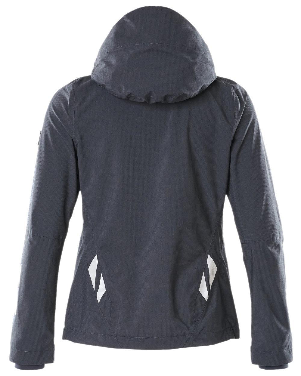 Dark Navy Coloured Mascot Workwear Womens Accelerate Lightweight Outer Shell Jacket on white background