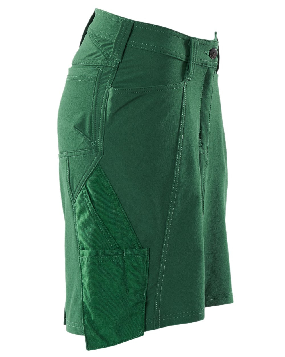 Green Coloured Mascot Workwear Womens Accelerate Lightweight Skirt on white background
