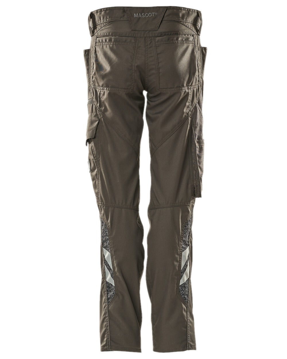 Dark Anthracite Coloured Mascot Workwear Womens Accelerate Pearl Fit Extra Lightweight Trousers on white background