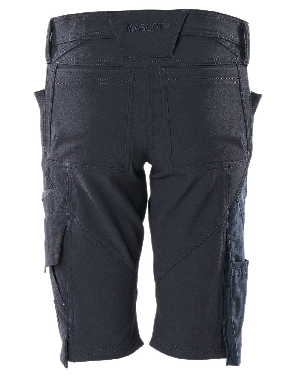 Dark Navy Coloured Mascot Workwear Womens Accelerate Pearl Fit Shorts on white background