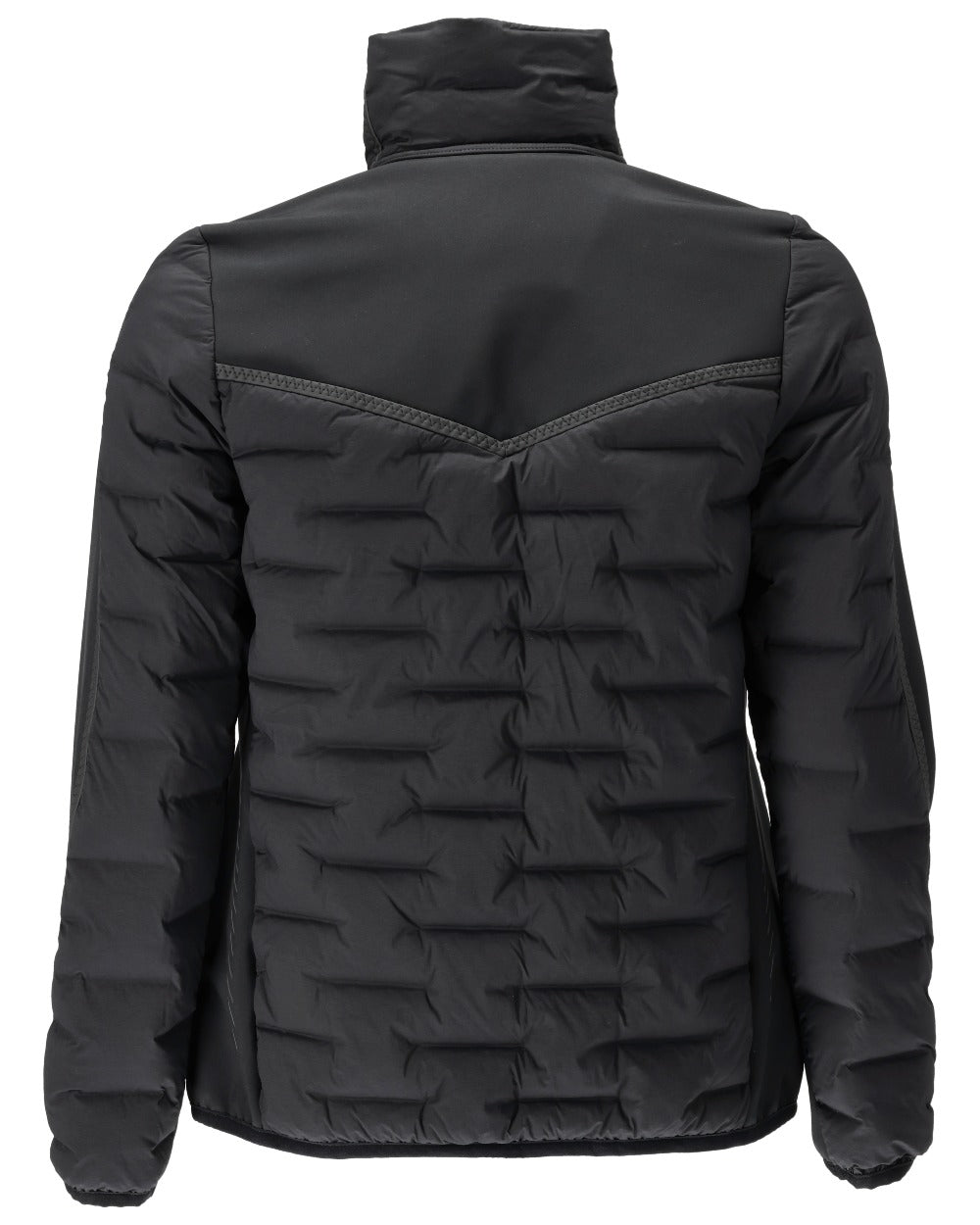 Black Coloured Mascot Workwear Womens Customized Lightweight Lining Jacket on white background