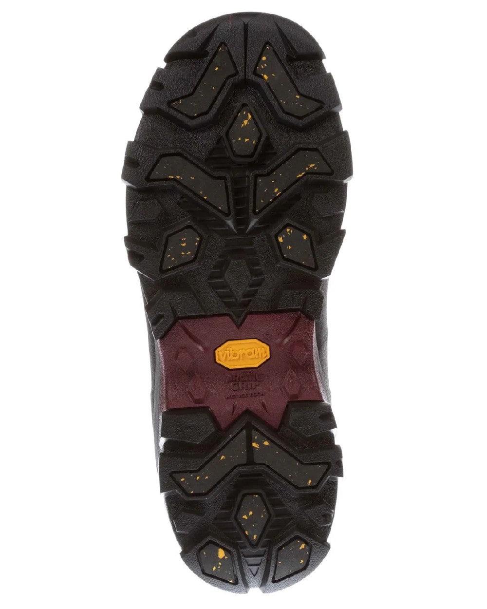 Black Windsor Wine coloured Muck Boots Womens Arctic Ice Tall Wellingtons on white background